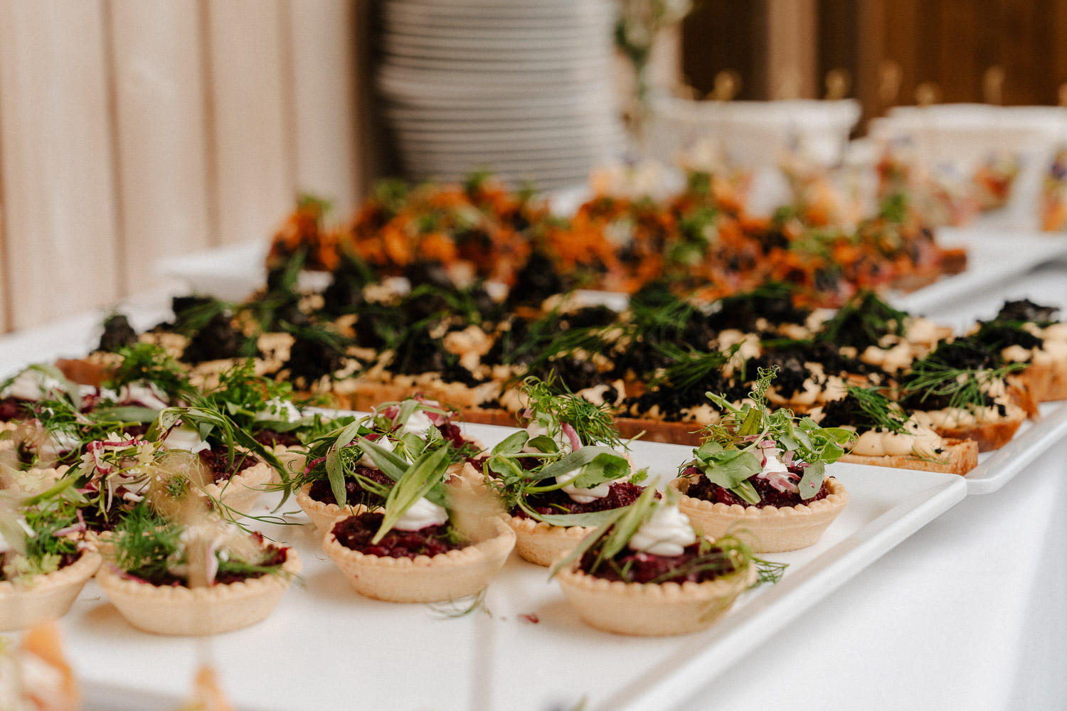 Essen Neusacherhof Weissensee, Hochzeitsessen